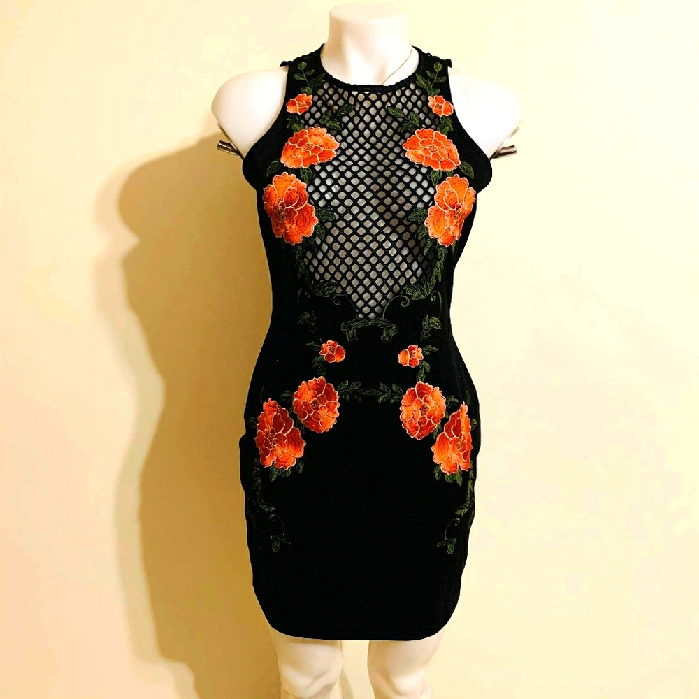 Charlotte Russe Sexy Body Con Black Dress M